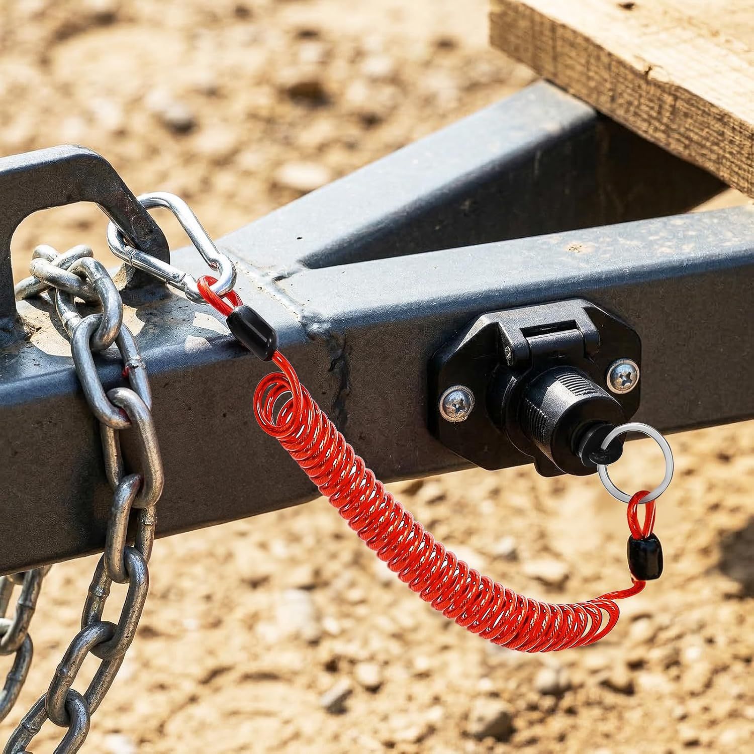 ZEAYEA 6FT Breakaway Trailer Cable