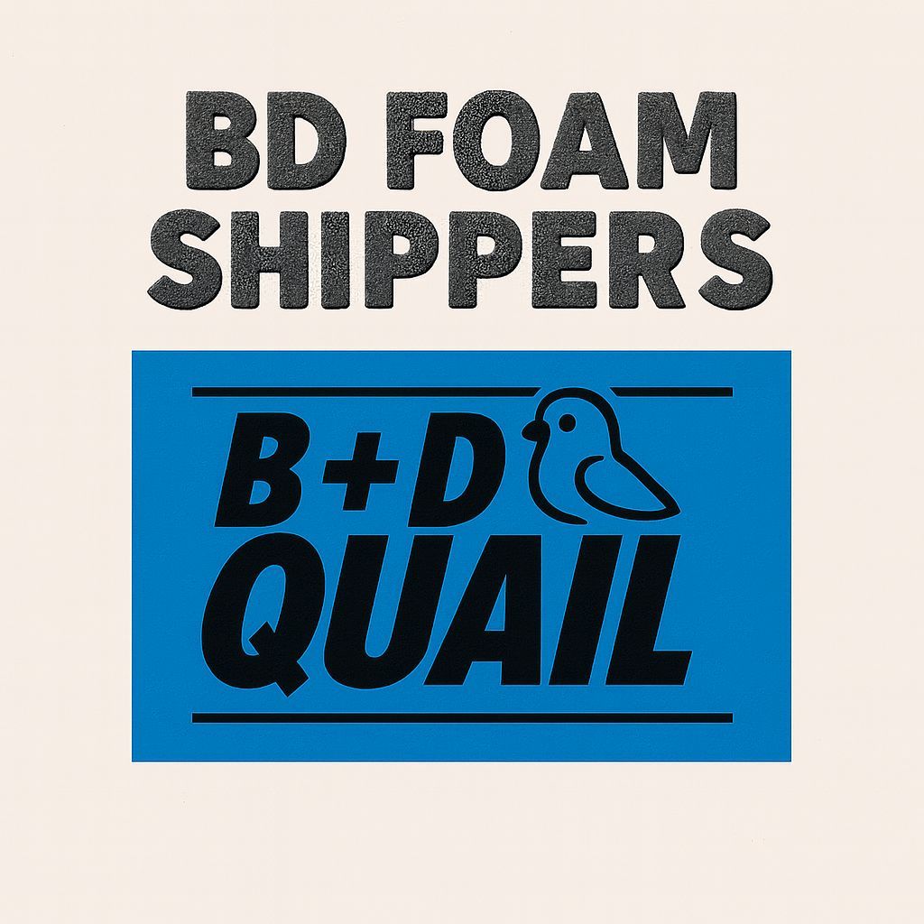 BD 20 Hole Quail Foam Shipper Set