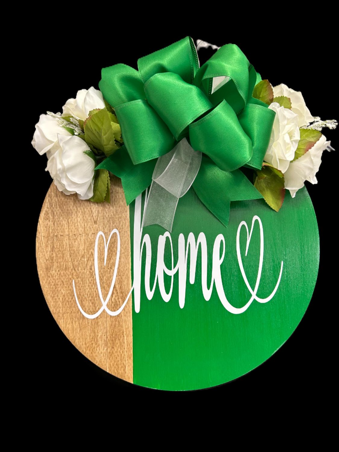 HOME 15X15 GRREN ROUND DOOR HANGER