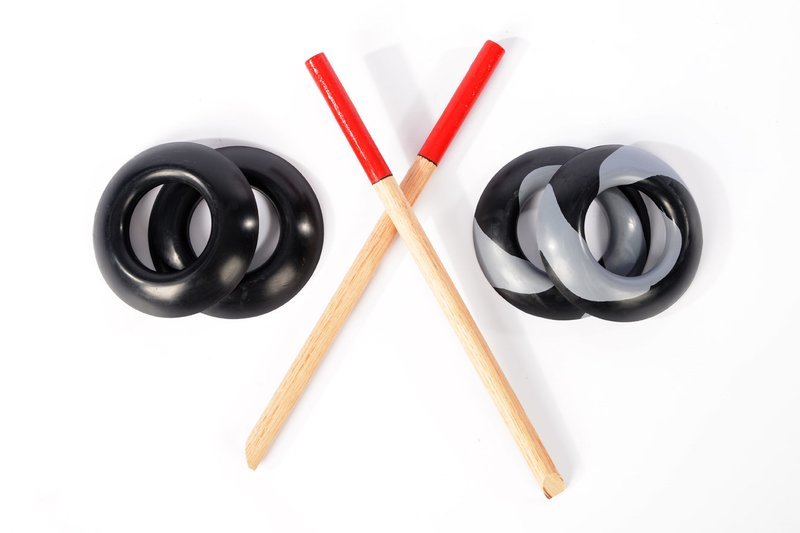 Beach Quoits with Wood Stakes