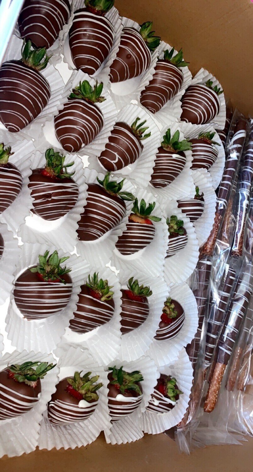 CHOCOLATE DIPPED STRAWBERRIES (Local delivery only)