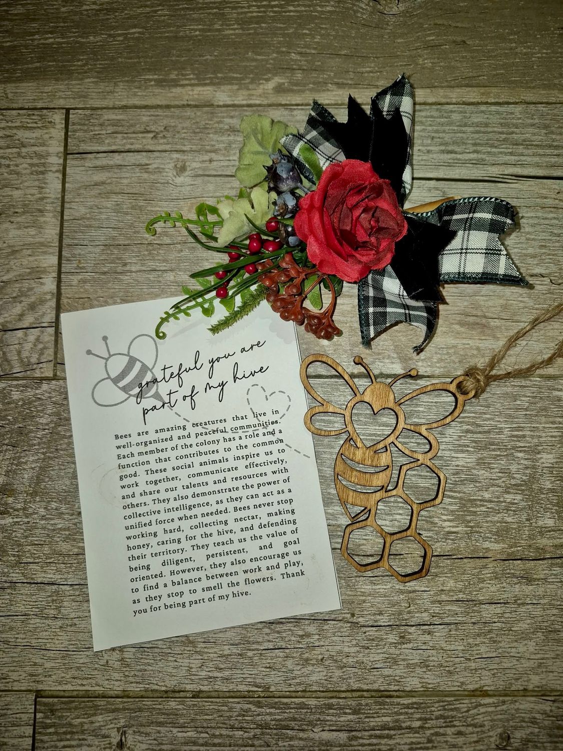 ​Bee Grateful Keepsake 🐝