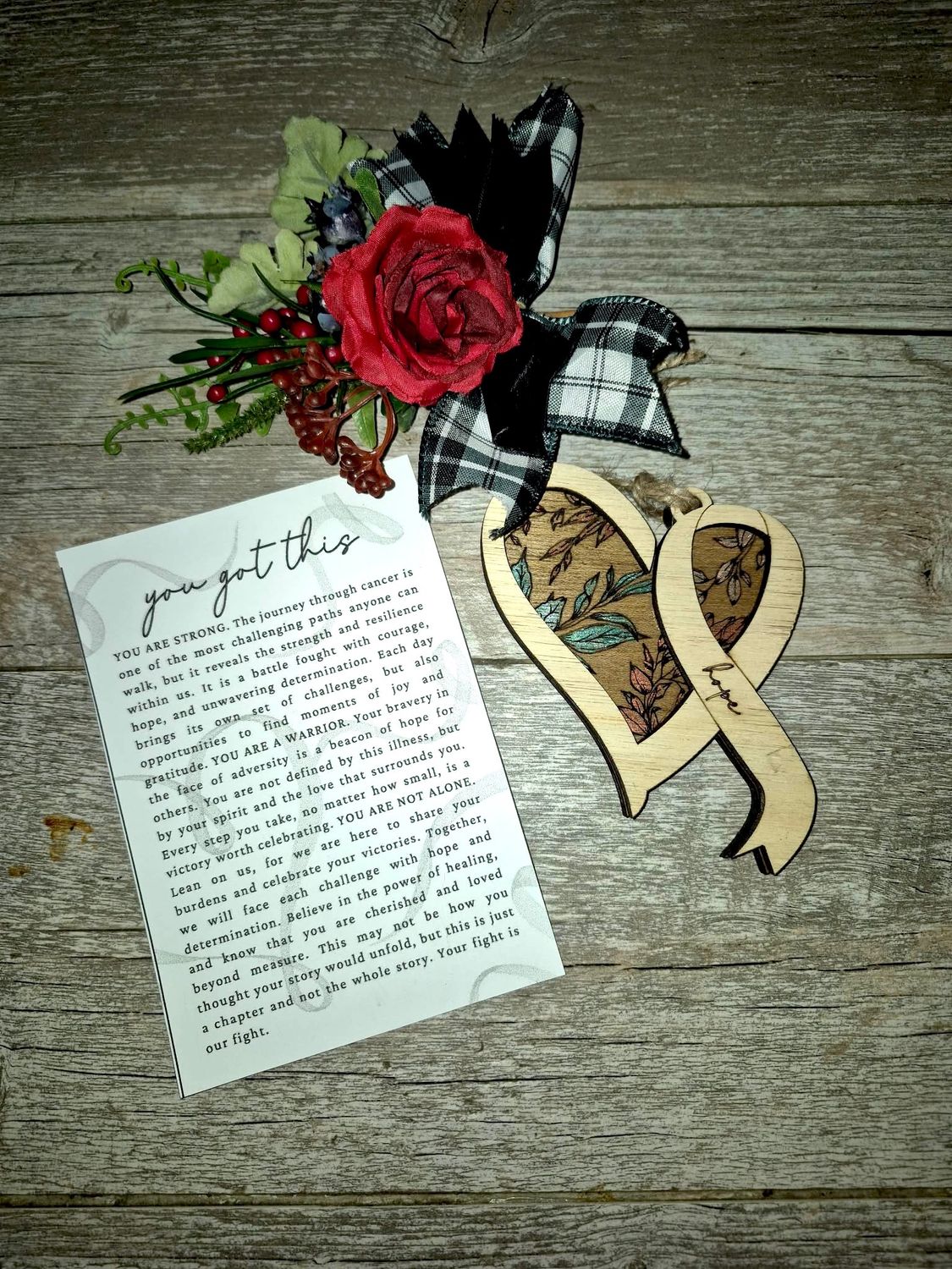 You've Got This Warrior Ribbon (Hope) Keepsake You've Got This Warrior Ribbon (Hope) Keepsake