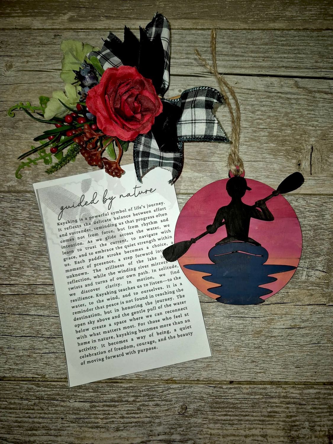 Guided by Nature Kayaking (Boy) Keepsake Guided by Nature Kayaking (Boy) Keepsake