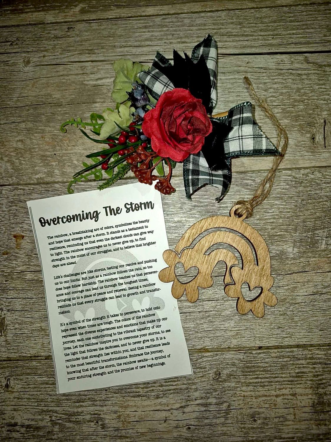 Overcoming the Storm Keepsake Overcoming the Storm Keepsake