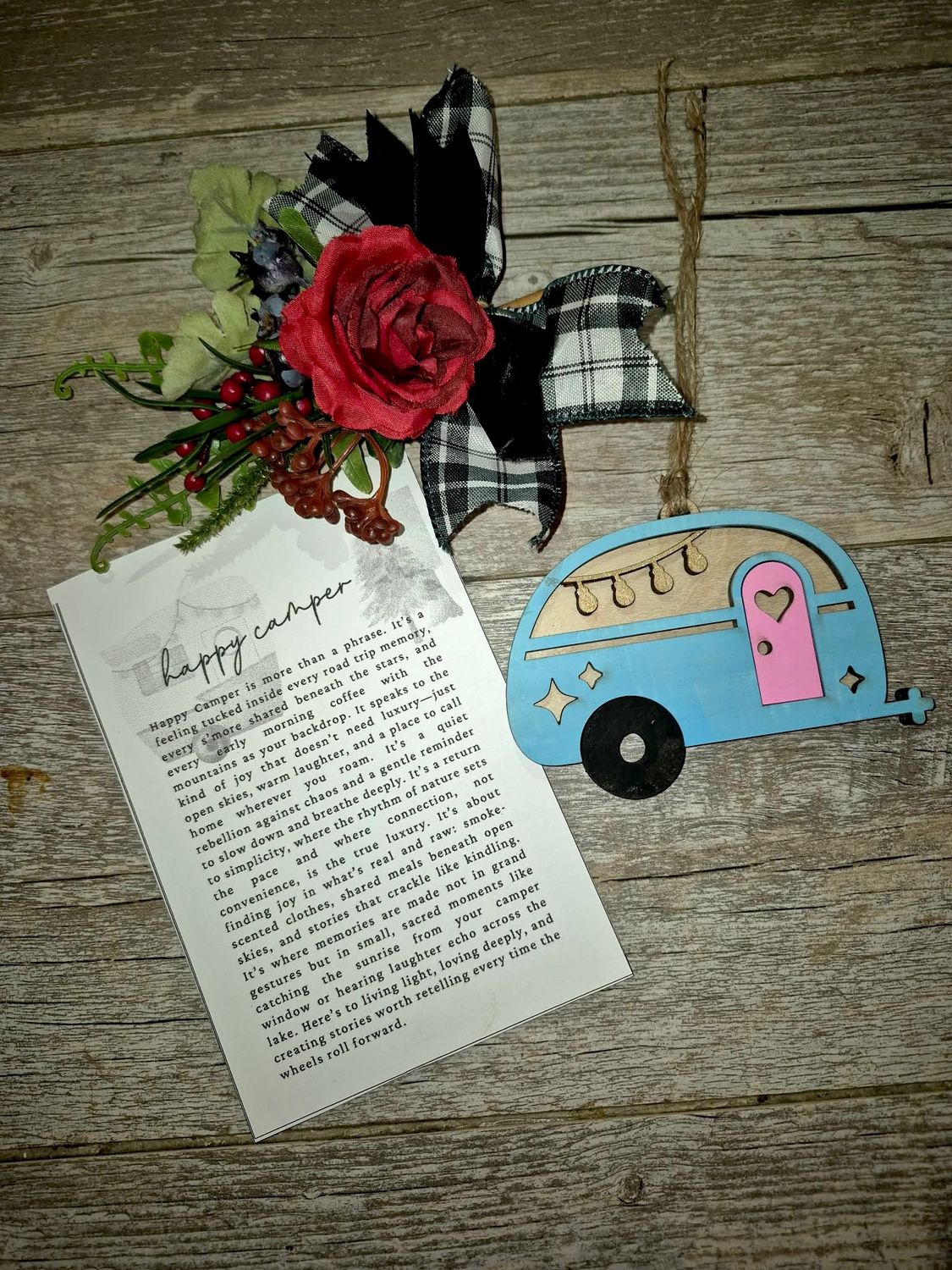Happy Camper Keepsake Happy Camper Keepsake