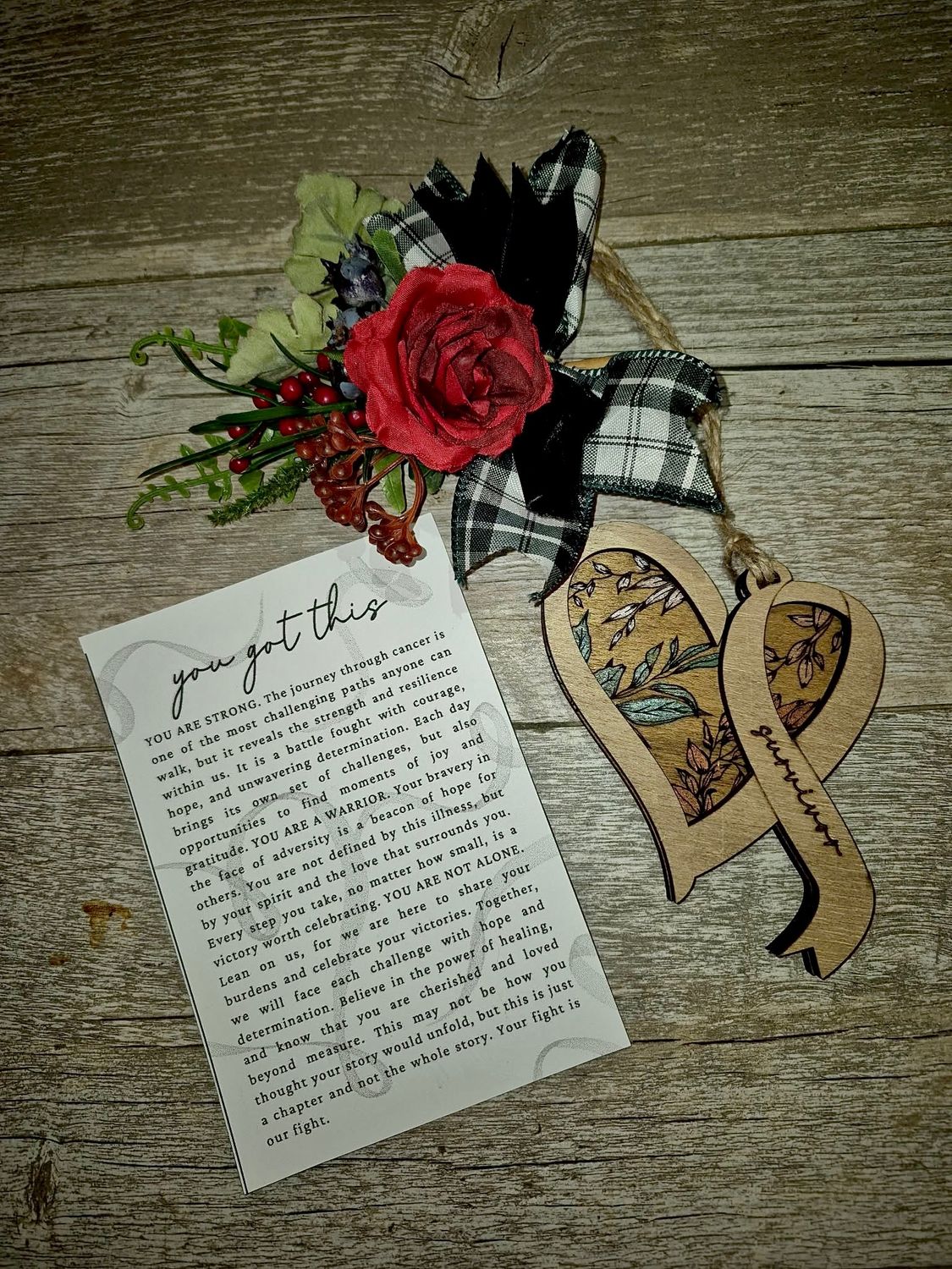 You've Got This Warrior Ribbon (Survivor) Keepsake You've Got This Warrior Ribbon (Survivor) Keepsake