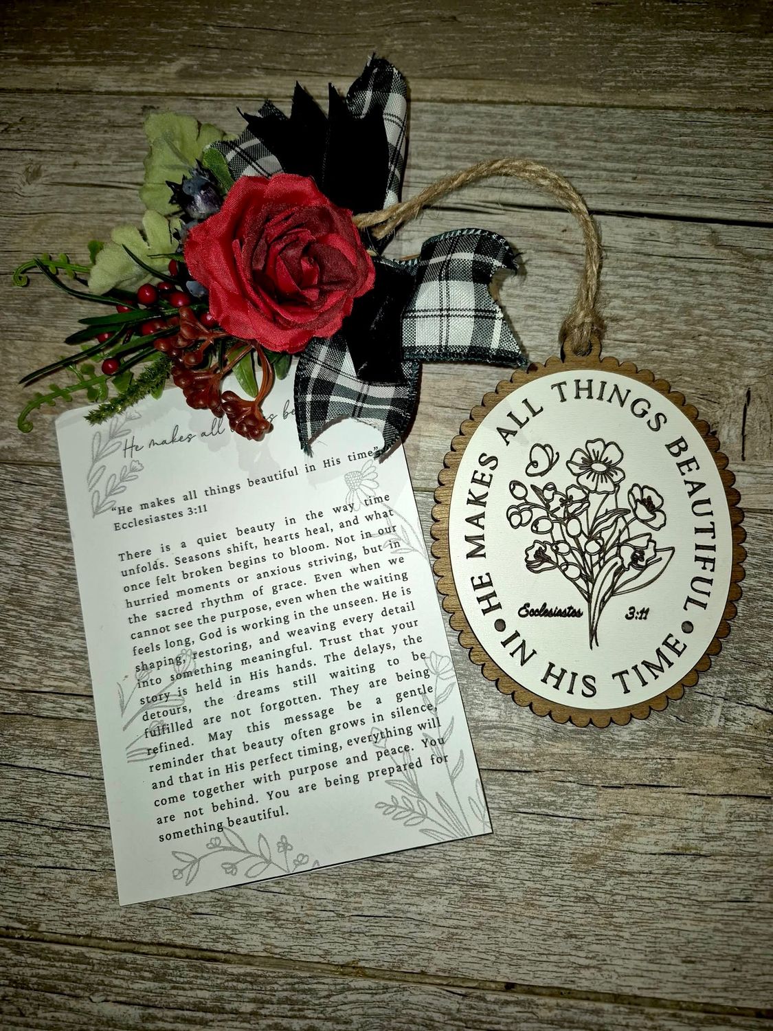 He Makes All Things Beautiful Keepsake He Makes All Things Beautiful Keepsake