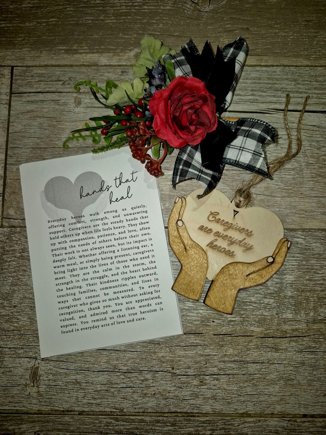 Hands That Heal Caregiver Keepsake Hands That Heal Caregiver Keepsake