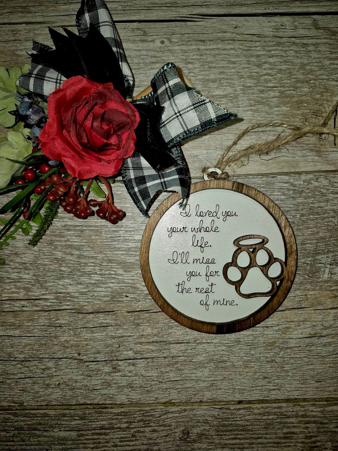 Forever Loved Paw Print Keepsake 🐾 Forever Loved Paw Print Keepsake 🐾