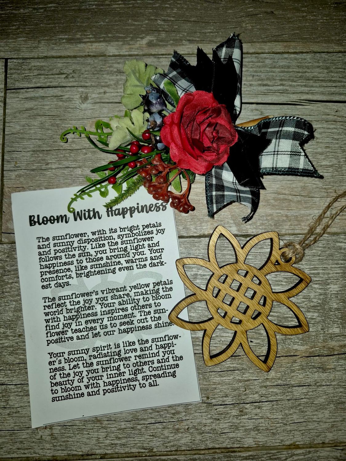 Bloom With Happiness - Sunflower Keepsake 🌼 Bloom With Happiness - Sunflower Keepsake 🌼
