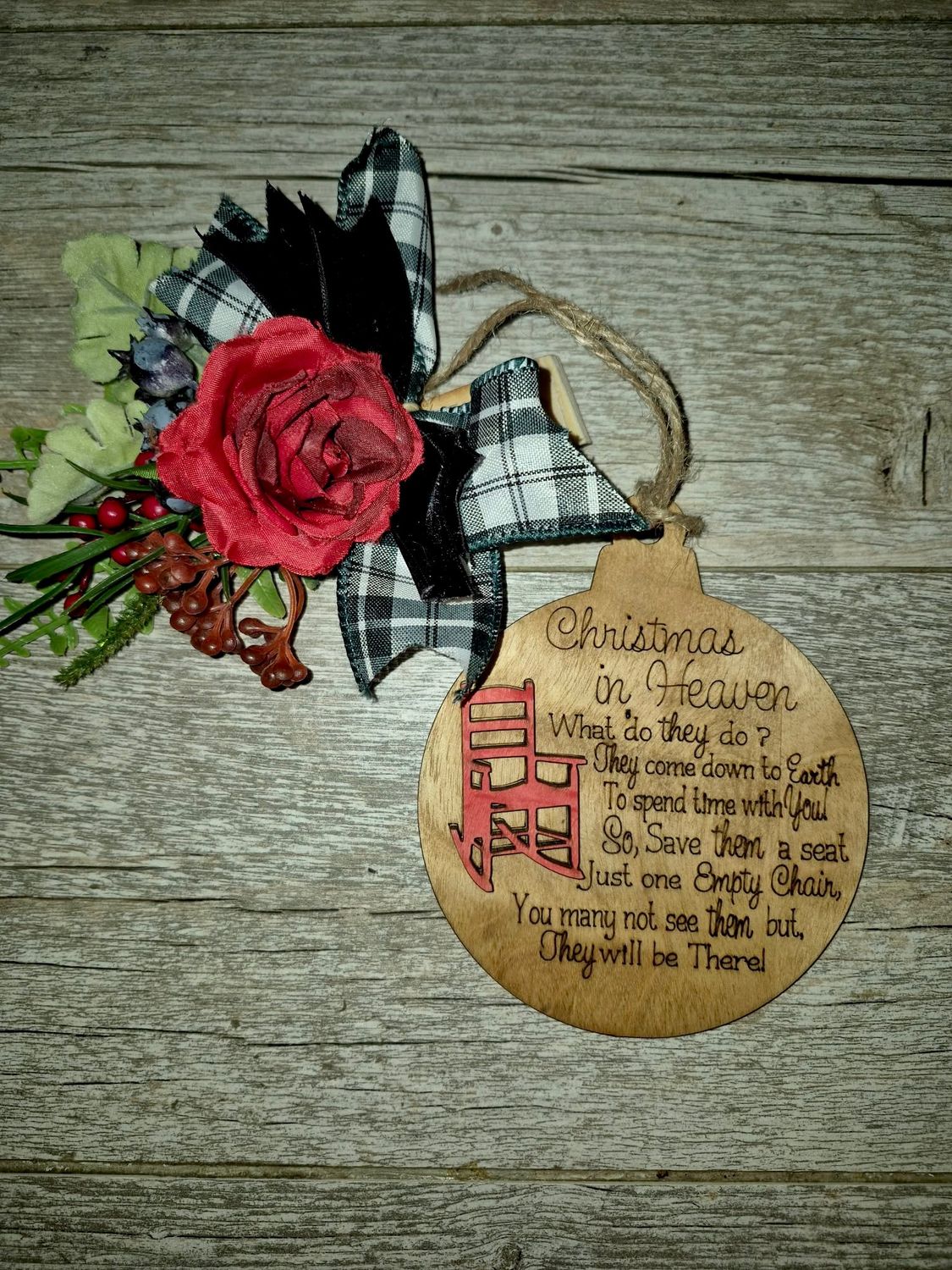 Christmas in Heaven Keepsake Christmas in Heaven Keepsake