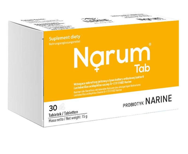 Narum Tab - PROBIOTYK NA ZDROWY ŻOŁĄDEK