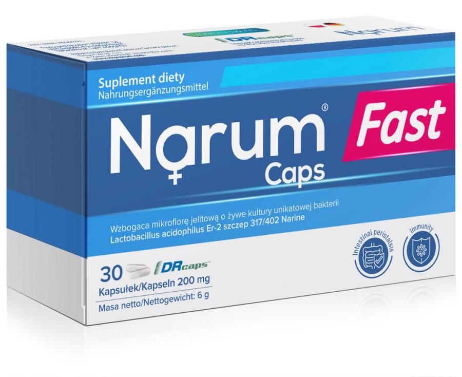 Narum Fast Caps ZDROWE JELITA