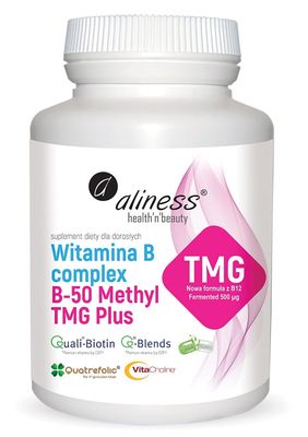 WITAMINA B Complex B-50 METHYL TMG Plus Aliness