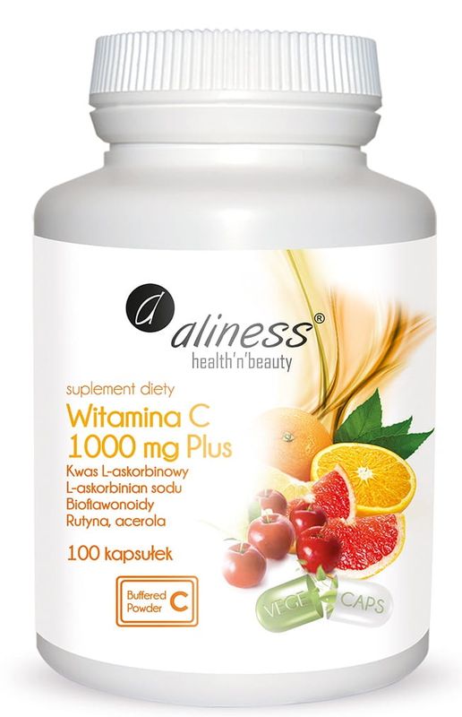 Witamina C 1000 mg Plus x 100 kaps VEGE