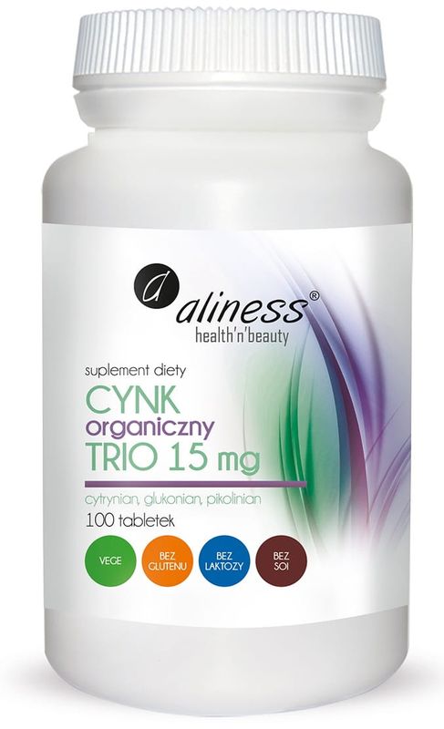 Cynk Organiczny Trio 15 mg