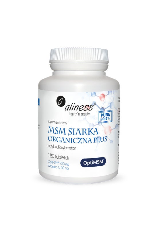 MSM Siarka Organiczna PLUS x 180 tabletek