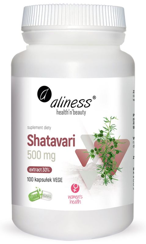 Shatavari ekstrakt 30% 500mg