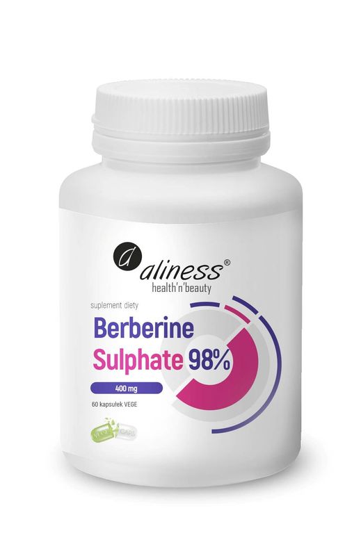 Berberine Sulphate 98% 400 mg x 60 vege caps