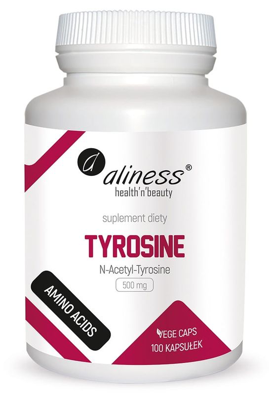 N-Acetyl-Tyrosine 500 mg x 100 Vege caps.