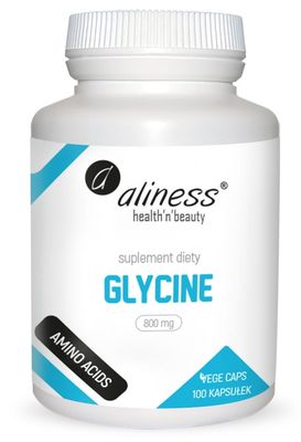 GLYCINE 800 mg x 100 vege caps