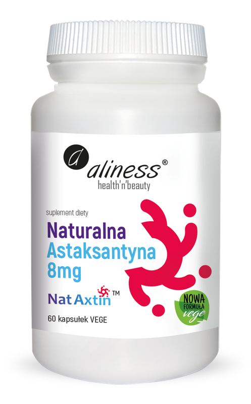 Naturalna Astaksantyna Nat Axtin 8mg x 60 caps