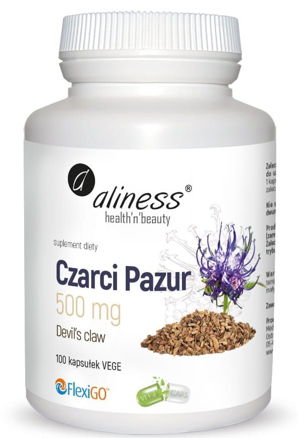 CZARCI PAZUR (Devil’s claw) 500 mg Aliness