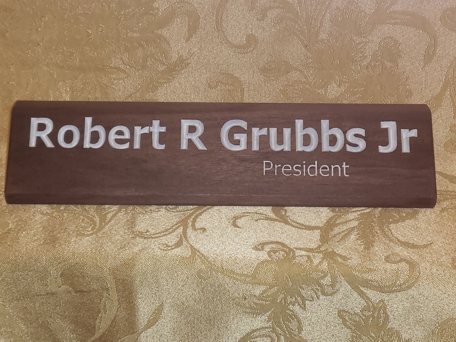 Desktop Name Plate / Desk Wedge PN 1043