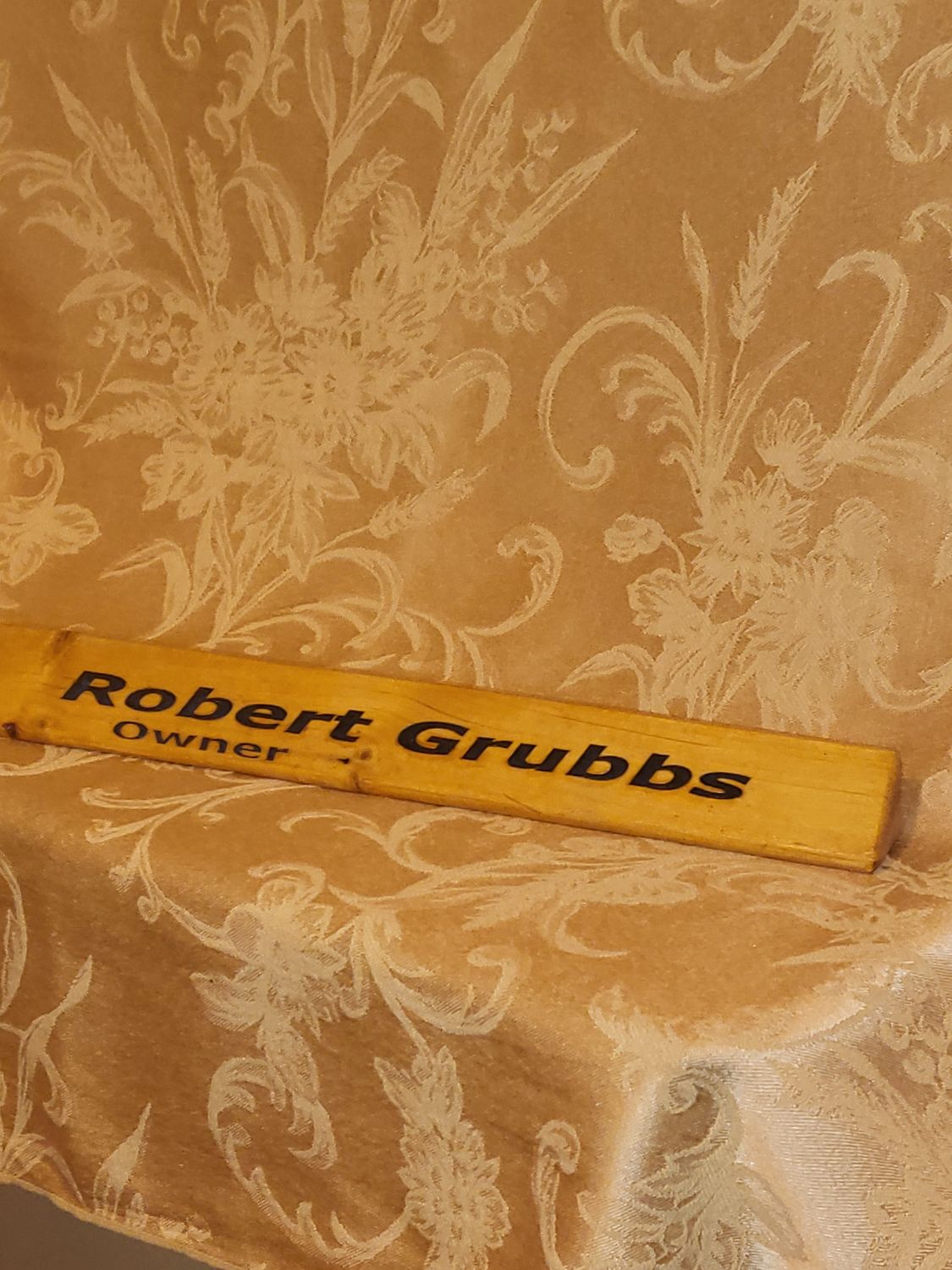 Desktop Name Plate / Desk Wedge PN 1040