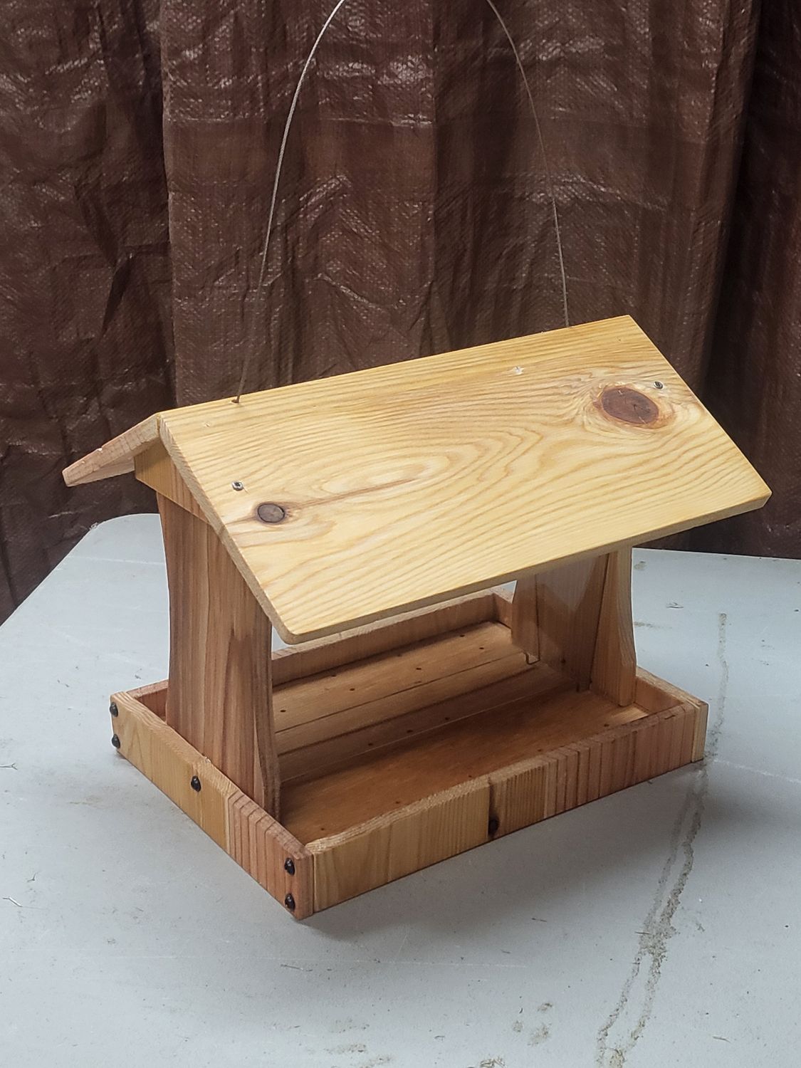 Cedar Bird Feeder