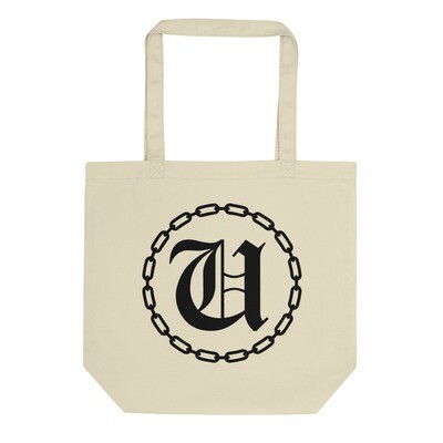 Chain Logo Canvas Tote Bag