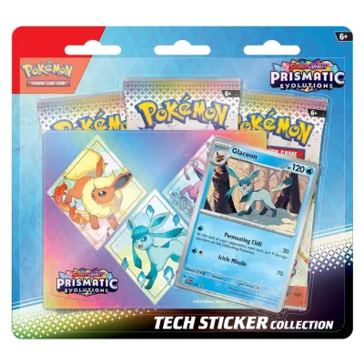 Pokemon: Scarlet &amp; Violet - Prismatic Evolutions [Tech Sticker Triple Blister] Random