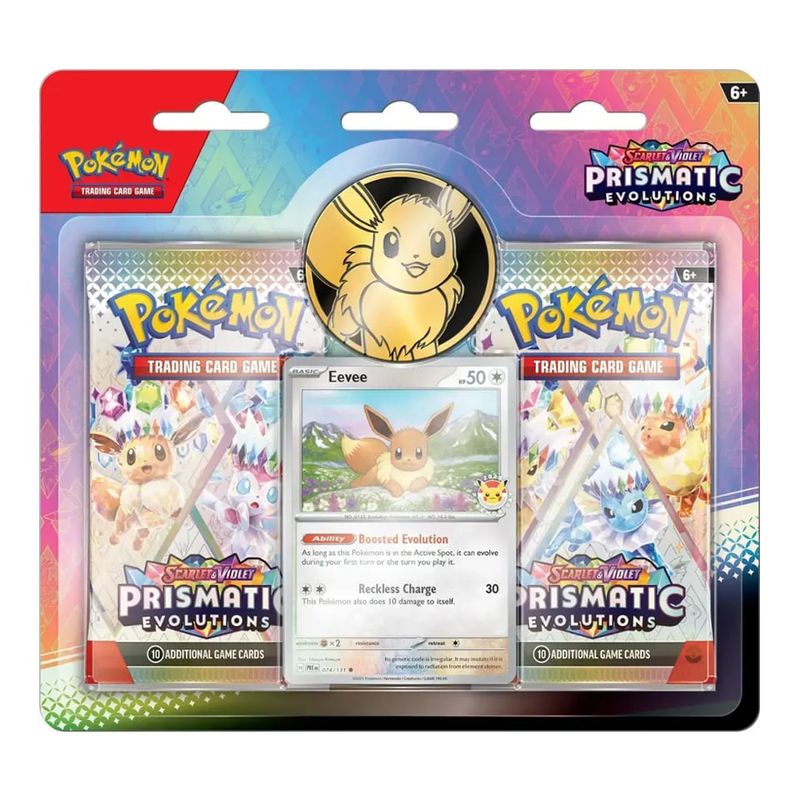 Pokemon: Scarlet &amp; Violet - Prismatic Evolutions [Eevee Double Blister Pack]