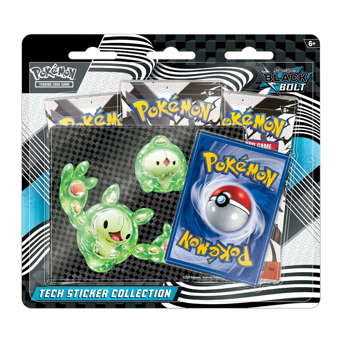 Pokemon: Scarlet &amp; Violet - Black Bolt [Tech Sticker Triple Blister]