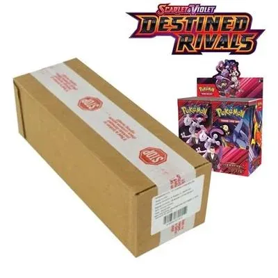 Pokemon: Scarlet &amp; Violet - Destined Rivals [Booster Display Box] Sealed Case 6 x Booster Boxes