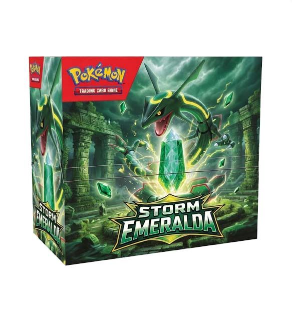 Pokemon: Mega Evolutions - Storm Emeralda Booster Box (36 Packs) Factory Sealed