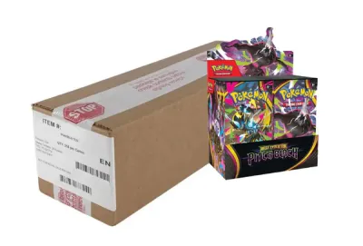 Pokemon: Mega Evolutions - Pitch Black 6 x Booster Display Box (SELAED CASE)