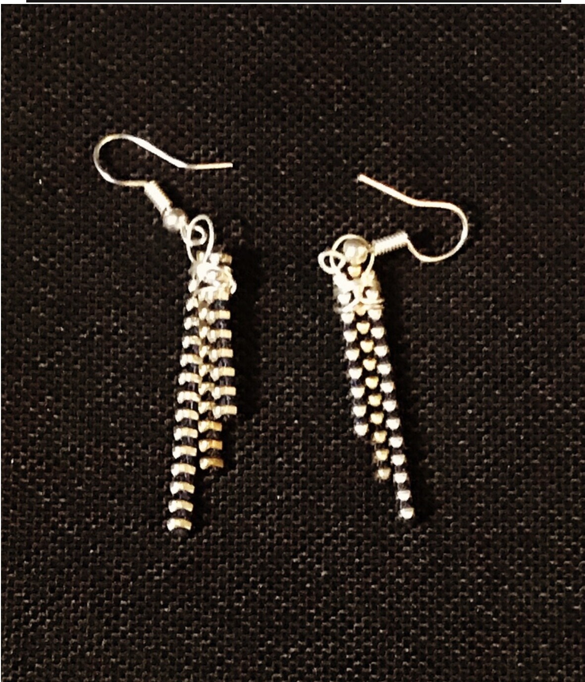 Zipper earrings