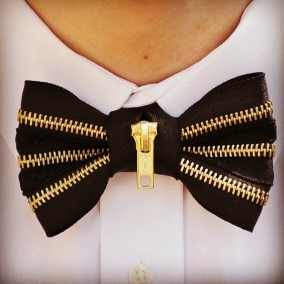 Zipper bowtie