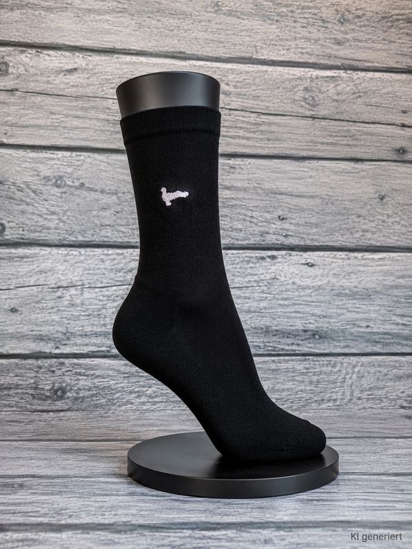 Socken bestickt Papagoy - StickBina Socken bestickt Papagoy - StickBina