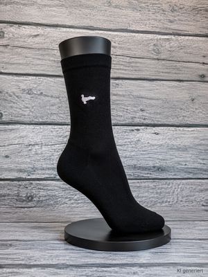 Socken bestickt Papagoy - StickBina Socken bestickt Papagoy - StickBina
