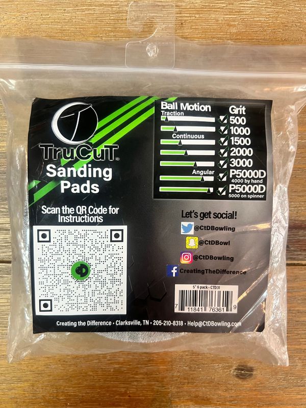 Trucut Sanding Pad Pack 5'