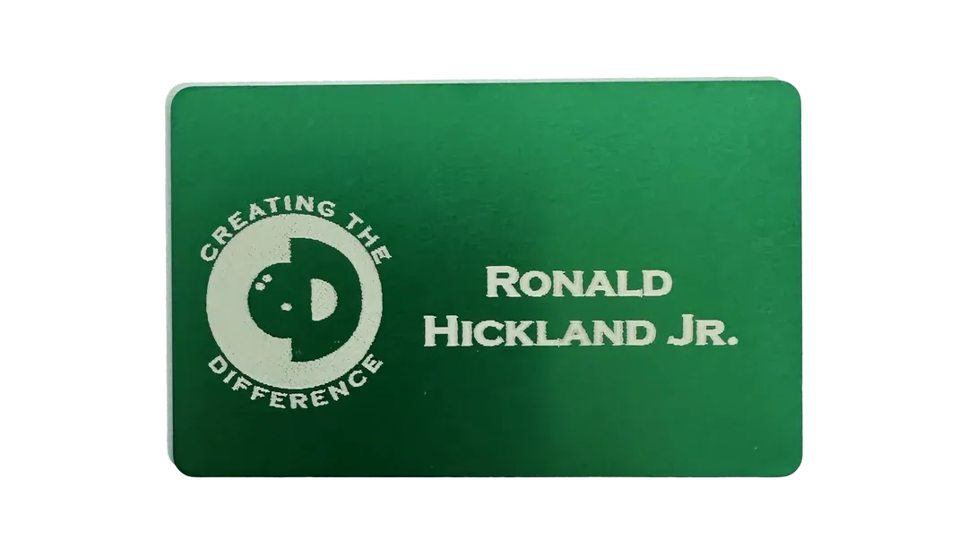 Anodized Aluminum Name Tag Anodized Aluminum Name Tag