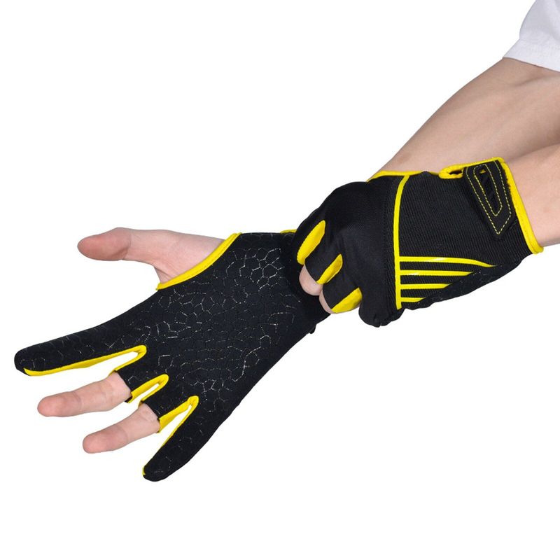 Bowling non-slip gloves