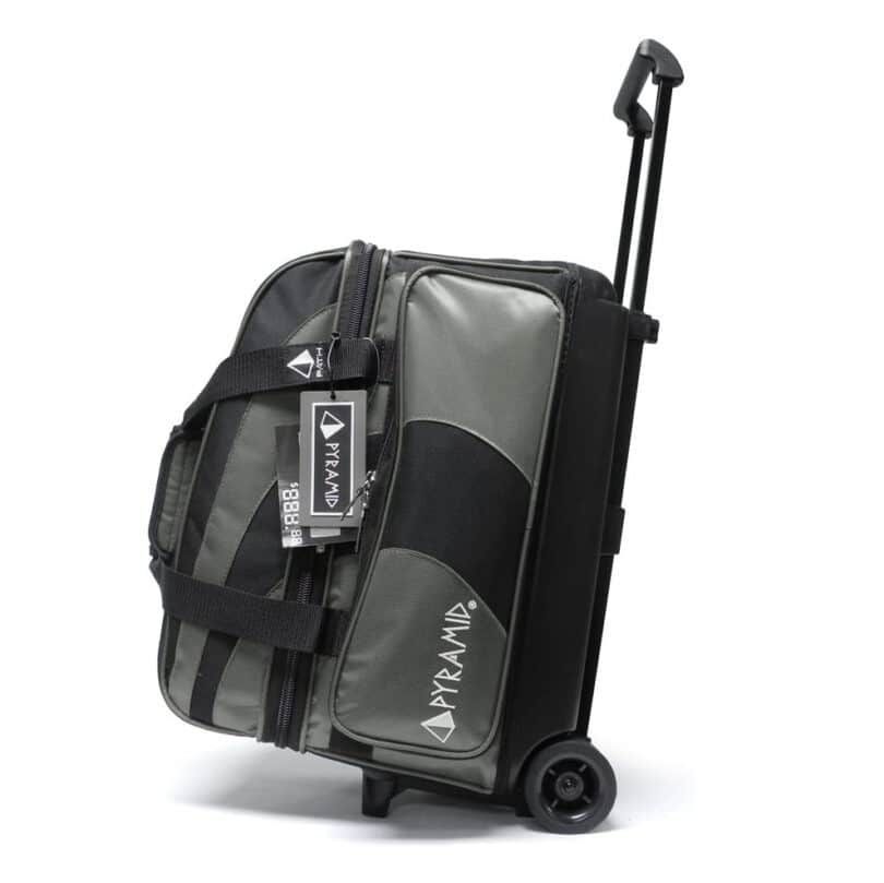 Pyramid Path Pro Deluxe Double Roller Bag Black/Silver Pyramid Path Pro Deluxe Double Roller Bag Black/Silver