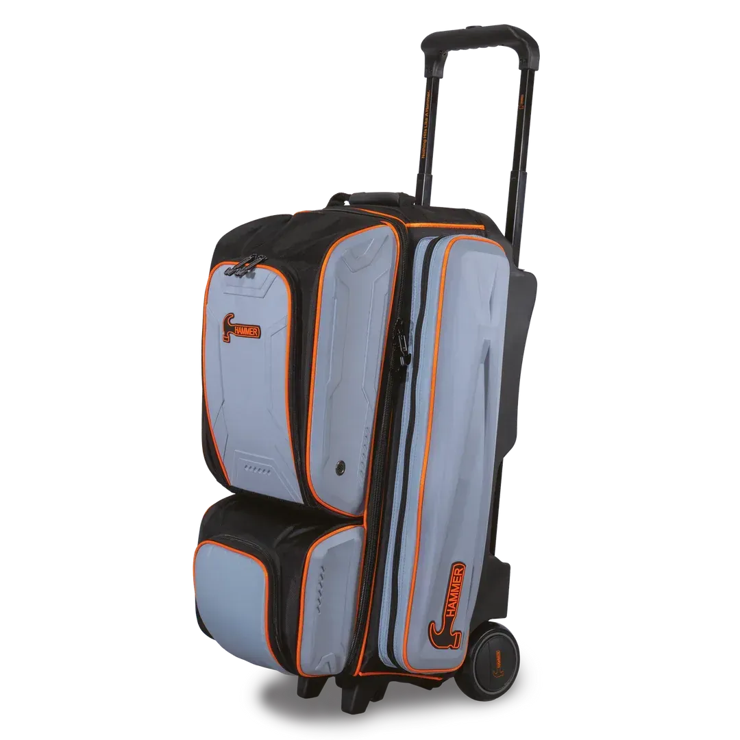 Hammer Gauntlet Triple Roller Bag Grey Hammer Gauntlet Triple Roller Bag Grey