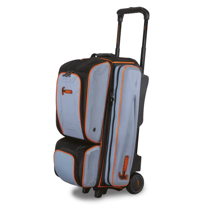 Hammer Gauntlet Triple Roller Bag Grey