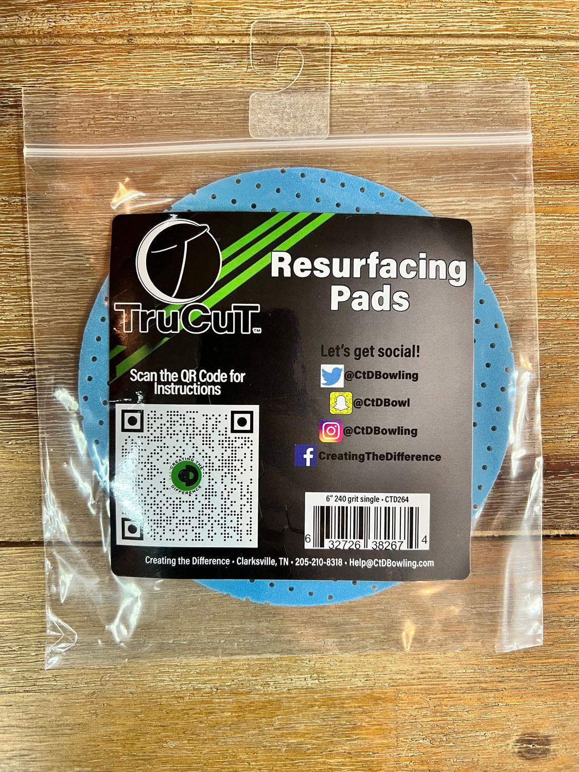 TruCut Sanding Pad 240 6'