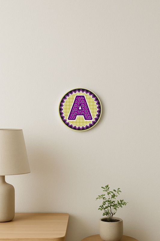 Letter muurcirkels (16x16)